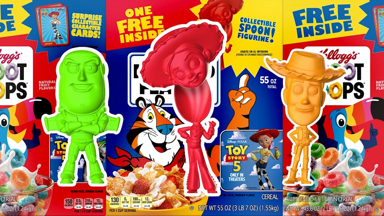 Kellogg's Brings Back In-Box Toys in Toy Story 5 Tie-Up